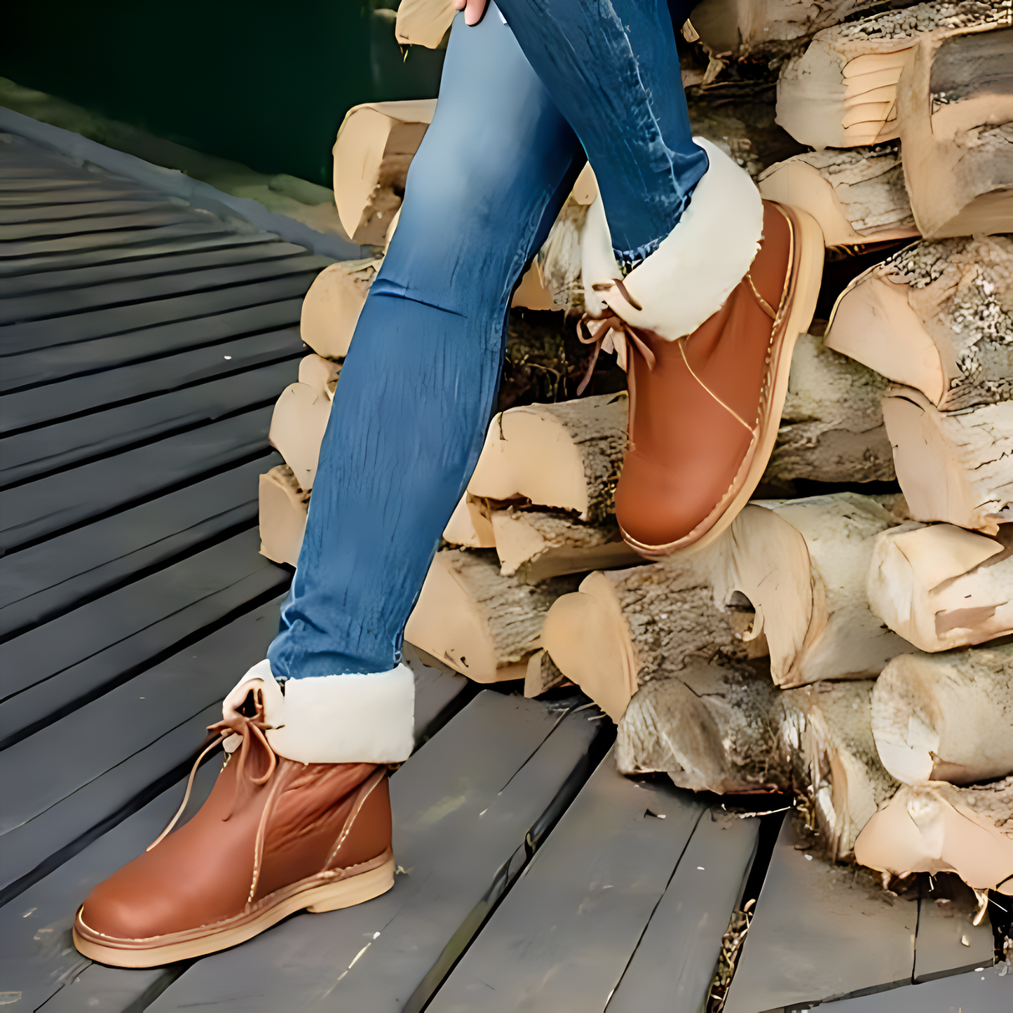Beau - Wygodne buty z wełnianą podszewką