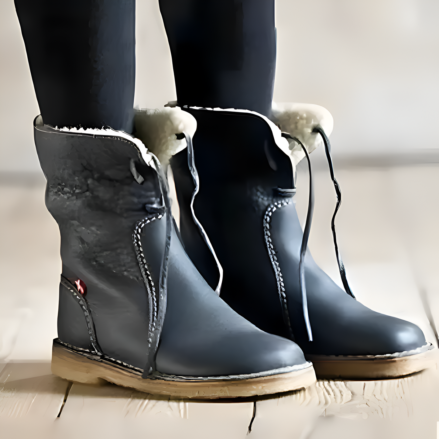 Beau - Wygodne buty z wełnianą podszewką