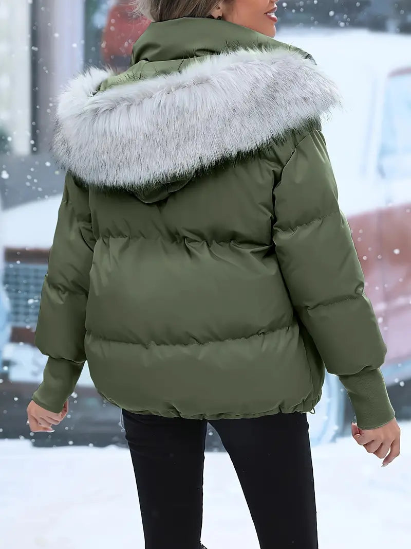 Sindre - Przytulna Kurtka Zapinana Na Zamek Z Kapturem