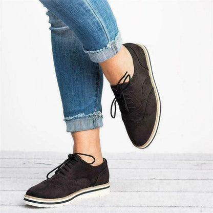 Plantaris Pauline – Sneakers Confort Femme à Lacets | Voûte Plantaire, Style Britannique