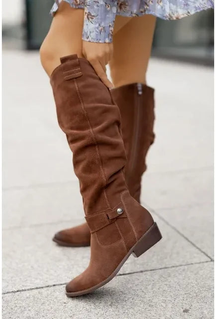 ANNE - DŁUGIE BUTY Z MIĘKKĄ WKŁADKĄ 