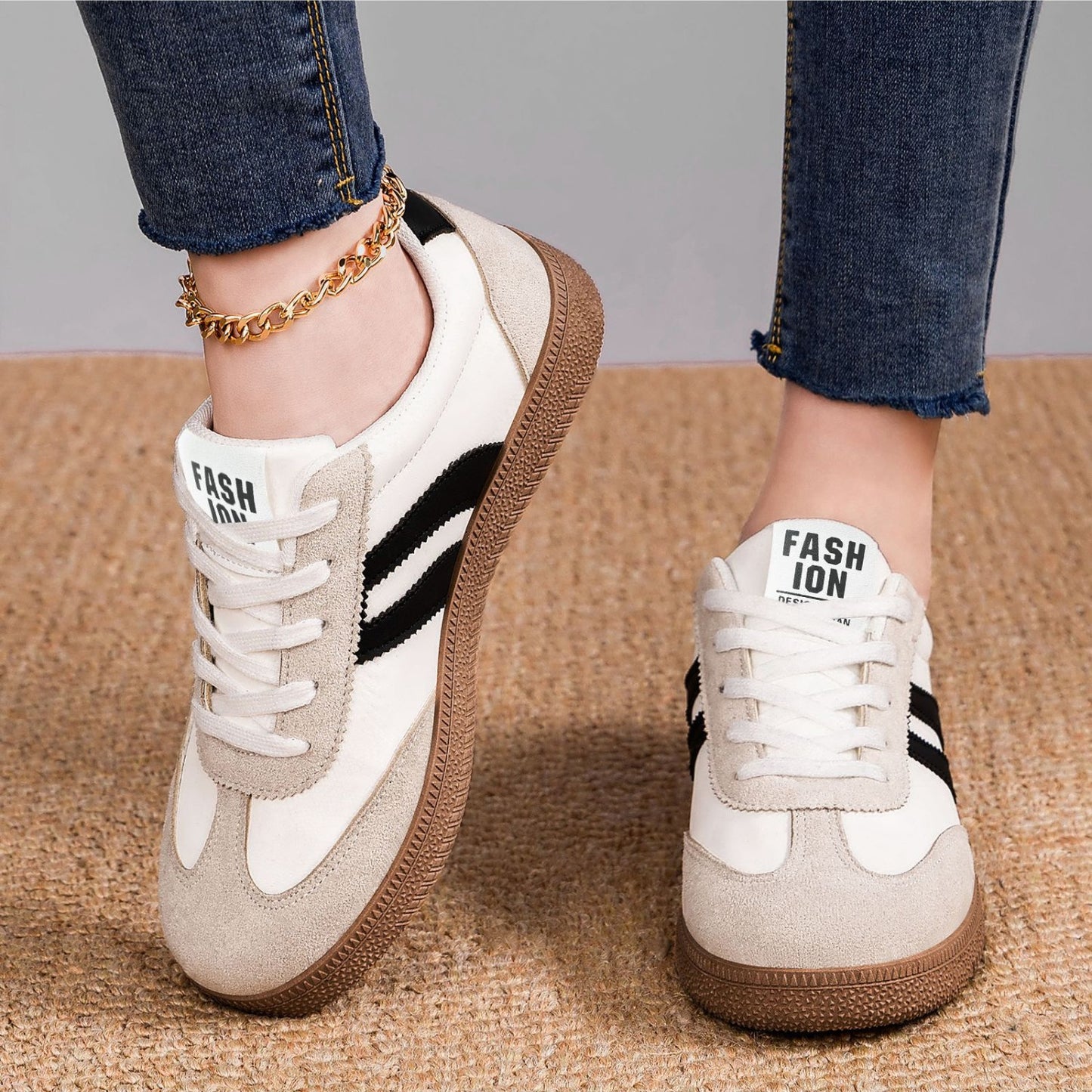 Gerlak Sneakersy Retro Miękka Podeszwa