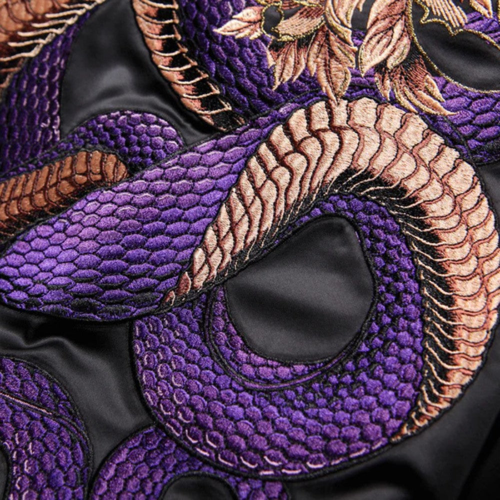 Kurtka Sukajan Violet Viper