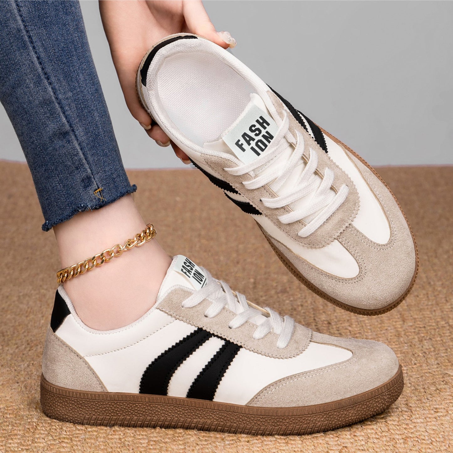 Gerlak Sneakersy Retro Miękka Podeszwa