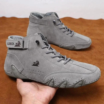 Męskie Wodoodporne Zamszowe Buty Zimowe