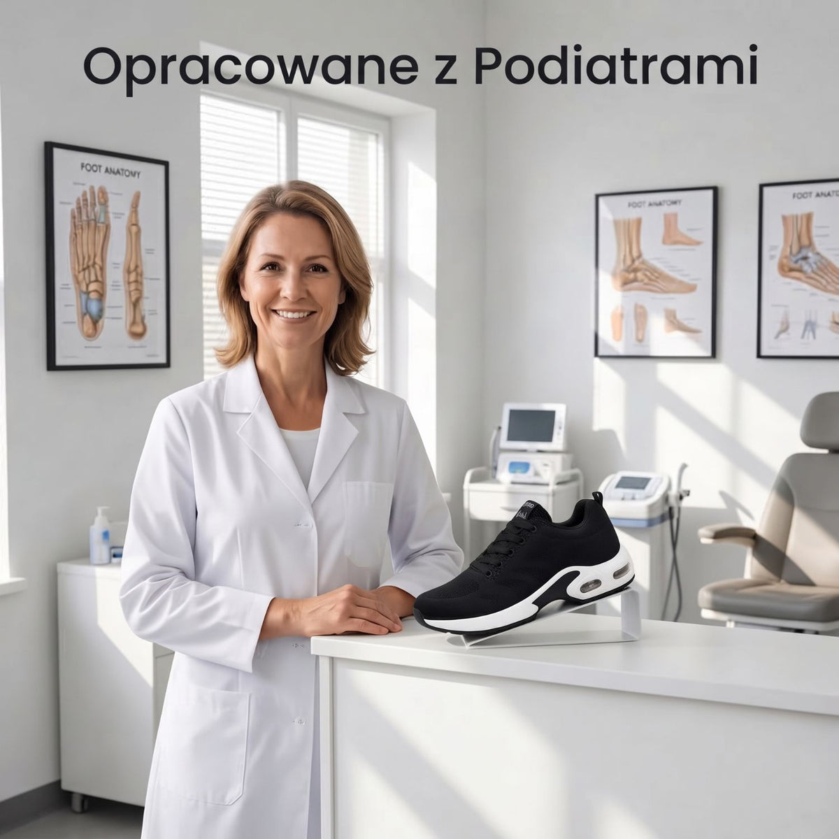 Gerlak™ Pro — Buty na 12-godzinną zmianę zapewniające całodzienną ulgę w bólu stóp, kolan i pleców