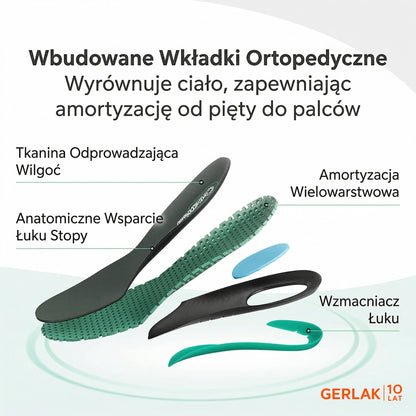 Gerlak Damskie Sneakersy Wsuwane