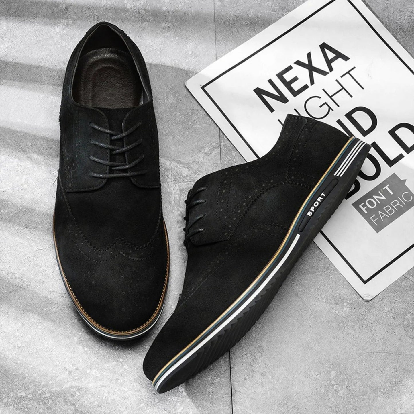 Gerlak Casualowe Buty Derby Sport
