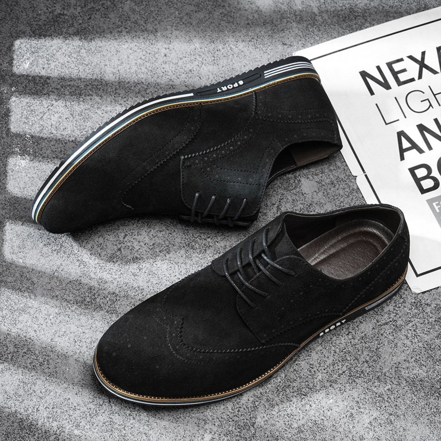 Gerlak Casualowe Buty Derby Sport