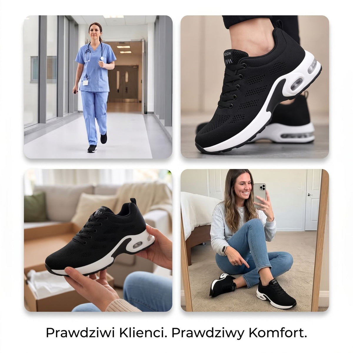 Gerlak™ Pro — Buty na 12-godzinną zmianę zapewniające całodzienną ulgę w bólu stóp, kolan i pleców