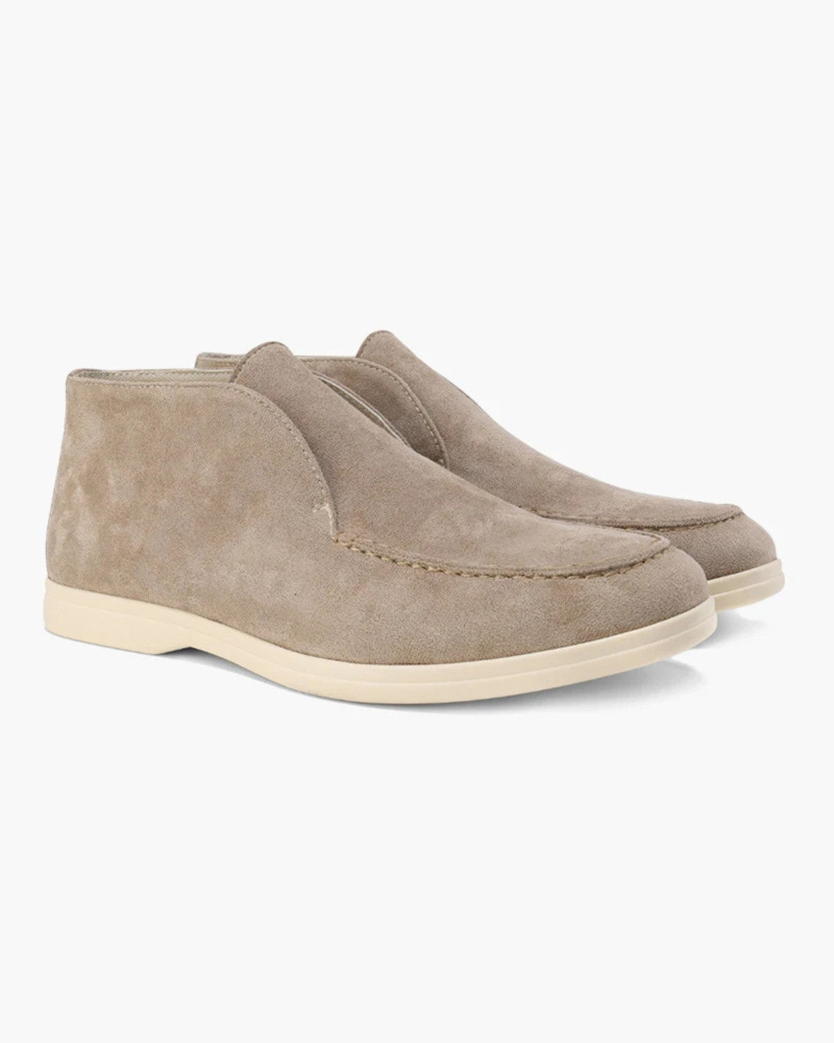 Gerlak Wysokie Loafersy Zamszowe - Mokka