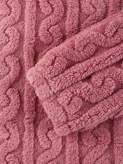 Strzeżymira - Fuzzy Casual Set ze Swetrem i Spodnie