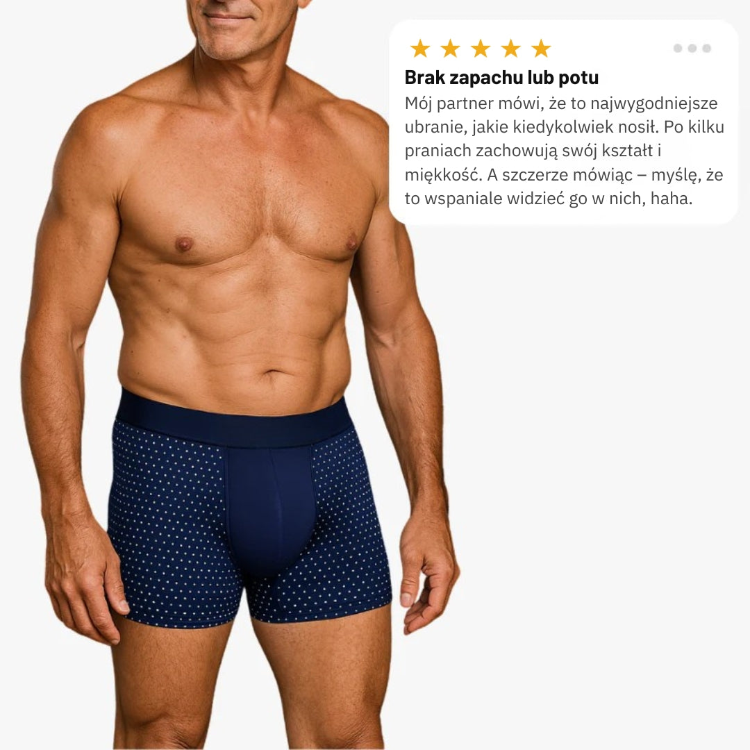 Gerlak™ Bokserki z miękkiej włókniny bambusowej 