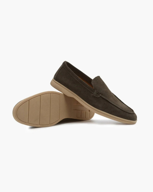 Gerlak Zamszowe Mokasyny Premium - Styl Old Money - Oliwkowe