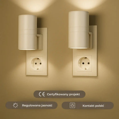 Luno™ – Luksusowy zestaw 2 lamp ściennych LED