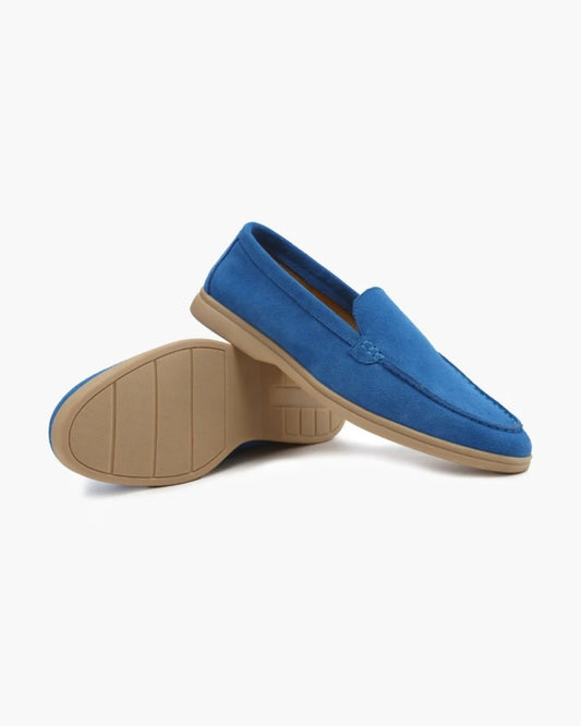 Gerlak Zamszowe Mokasyny Premium - Styl Old Money - Niebieskie