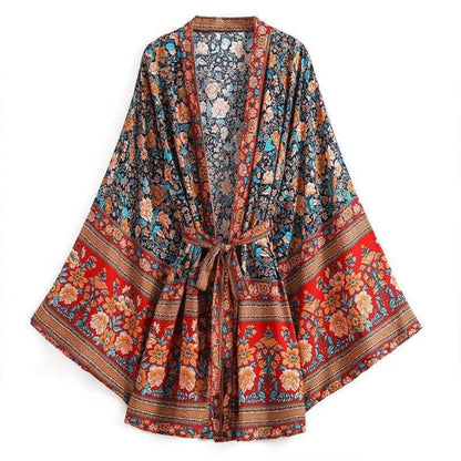 Kimono Riley w Kwiatowy Wzór