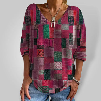 Romy - Artystyczna bluzka boho chic