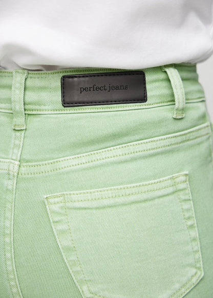 Damskie Jeansy z Wysokim Stanem i Elastycznym Krojem