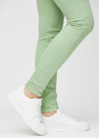 Damskie Jeansy z Wysokim Stanem i Elastycznym Krojem