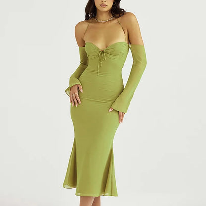 Helena - Sukienka Halter Midi