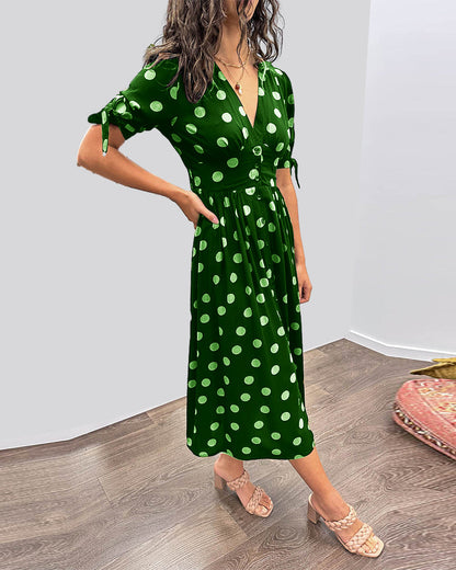 DAISY | ELEGANCKA SUKIENKA W NOWOCZESNE GROSZKI