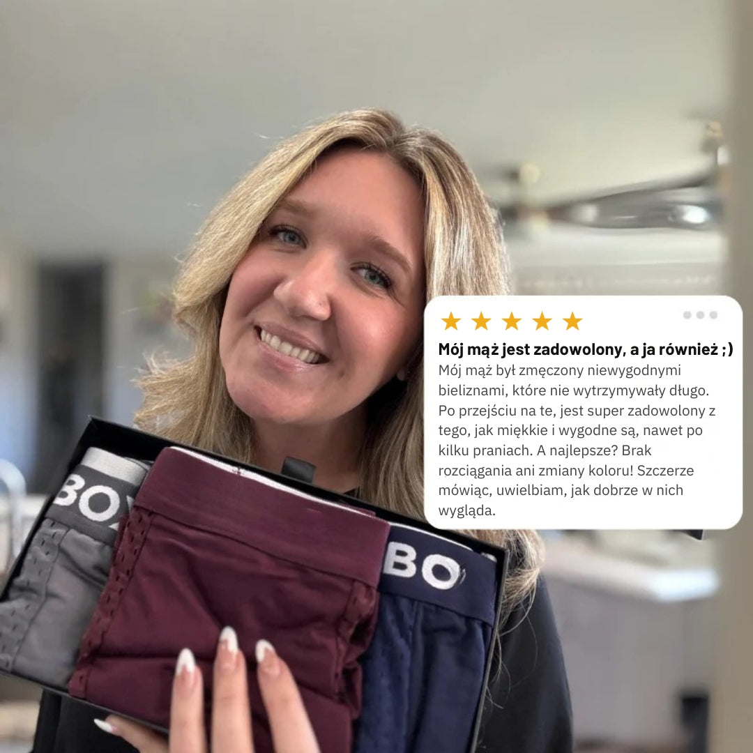 Gerlak™ Bokserki z miękkiej włókniny bambusowej 