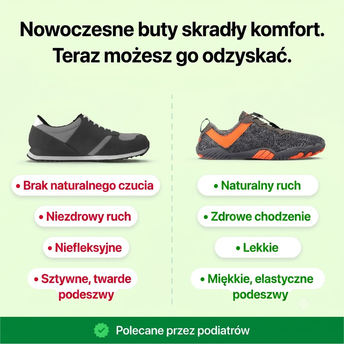 Gerlak Active 2.0 Buty Barefoot – Lekkie Buty Zero Drop do Naturalnego Chodzenia