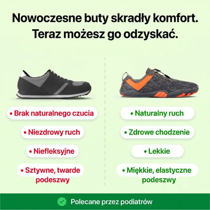 Gerlak Active 2.0 Buty Barefoot – Lekkie Buty Zero Drop do Naturalnego Chodzenia