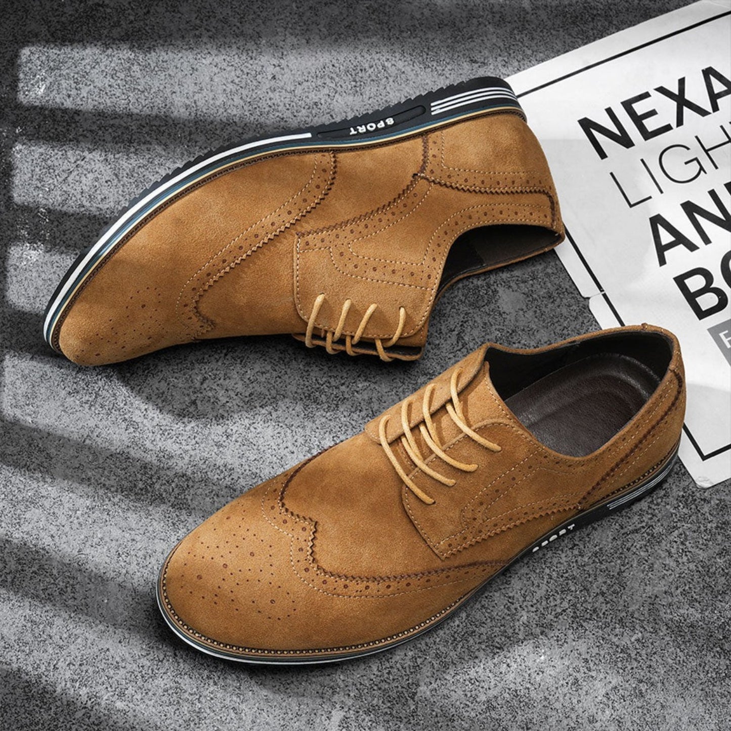 Gerlak Casualowe Buty Derby Sport