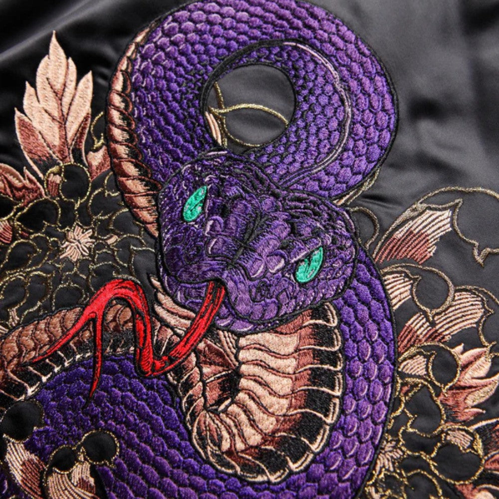 Kurtka Sukajan Violet Viper