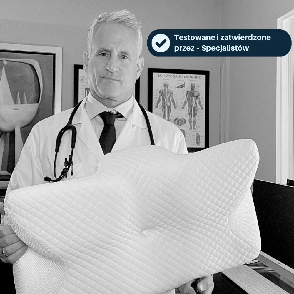 Premiumowa podkładka z pamięcią na szyję i przewód