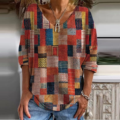 Romy - Artystyczna bluzka boho chic