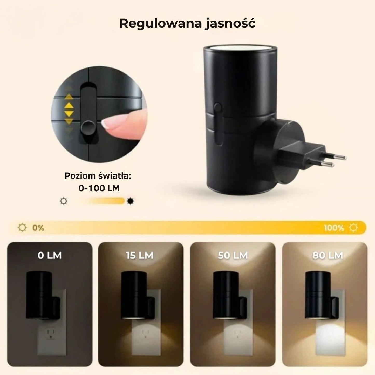 Luno™ – Luksusowy zestaw 2 lamp ściennych LED