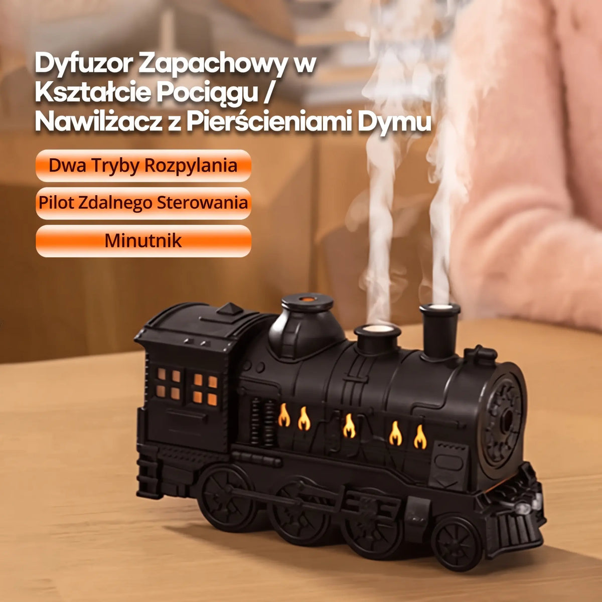 Pociąg nawilżacz dyfuzor