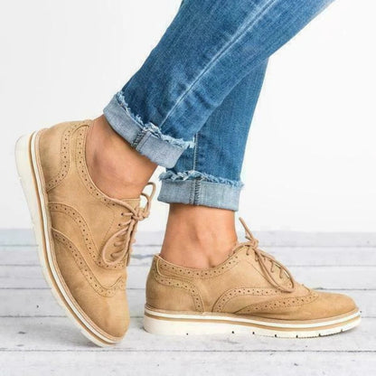 Plantaris Pauline – Sneakers Confort Femme à Lacets | Voûte Plantaire, Style Britannique