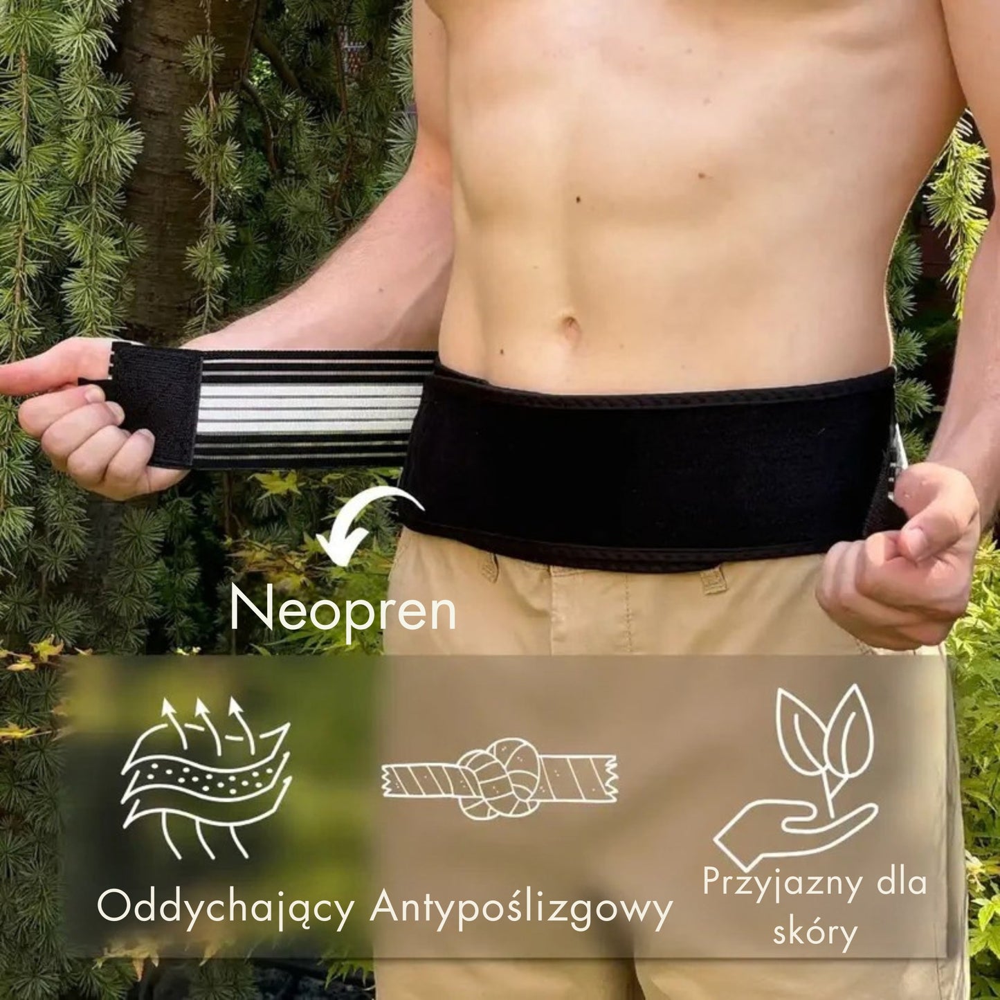 Pas ortopedyczny stawu krzyżowo-biodrowego