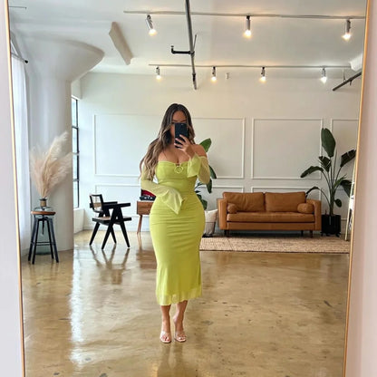 Helena - Sukienka Halter Midi