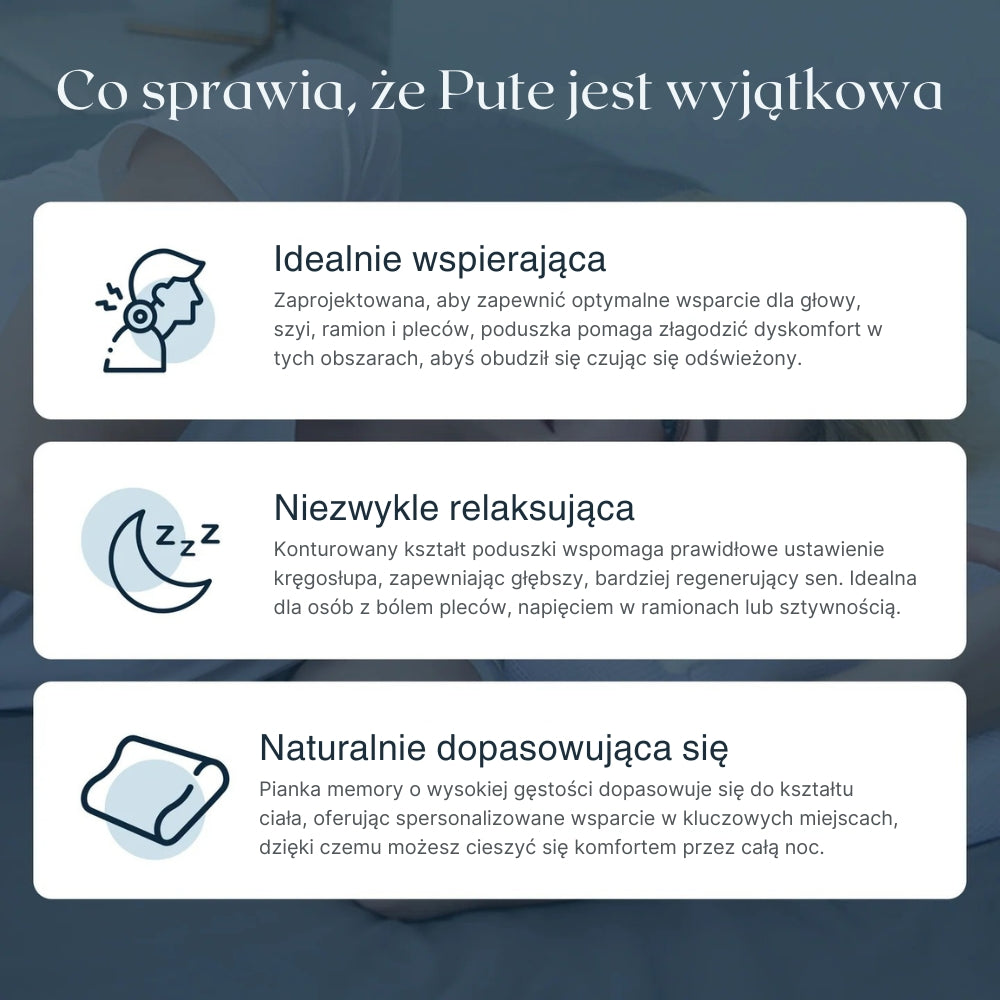 Premiumowa podkładka z pamięcią na szyję i przewód