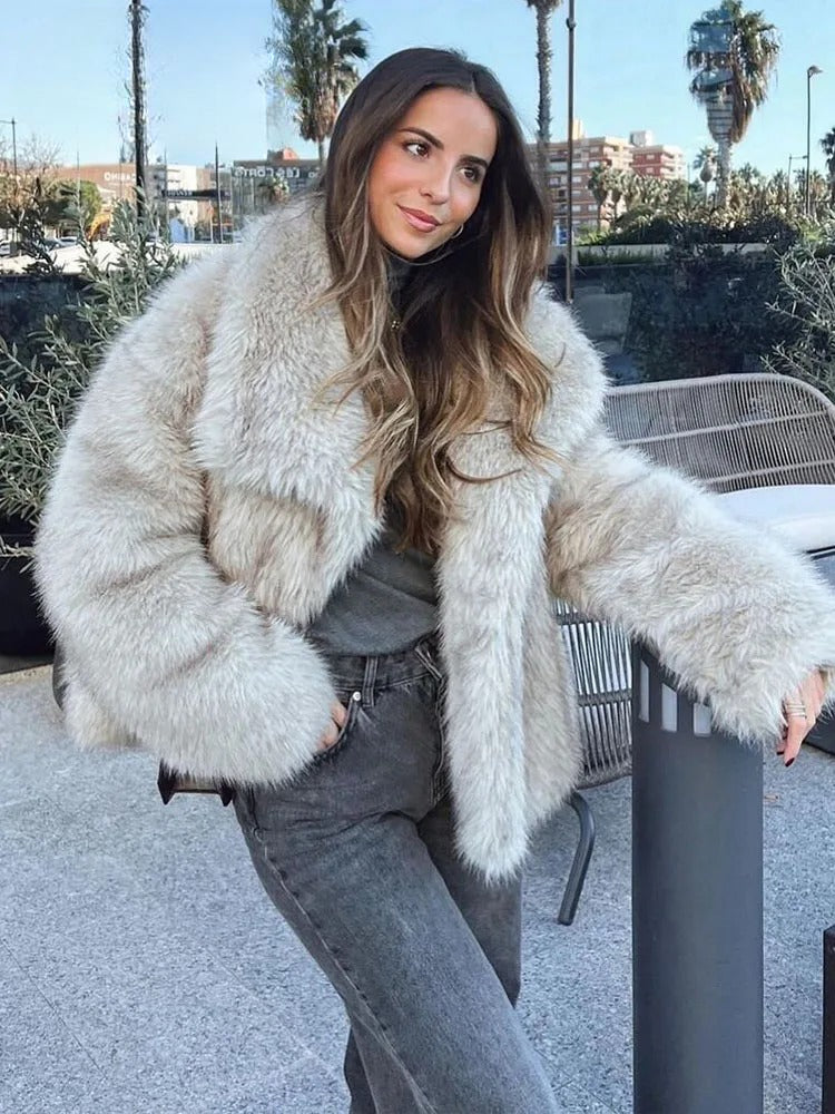 Irenka - Luksusowe Sztuczne Futro dla Elegancji