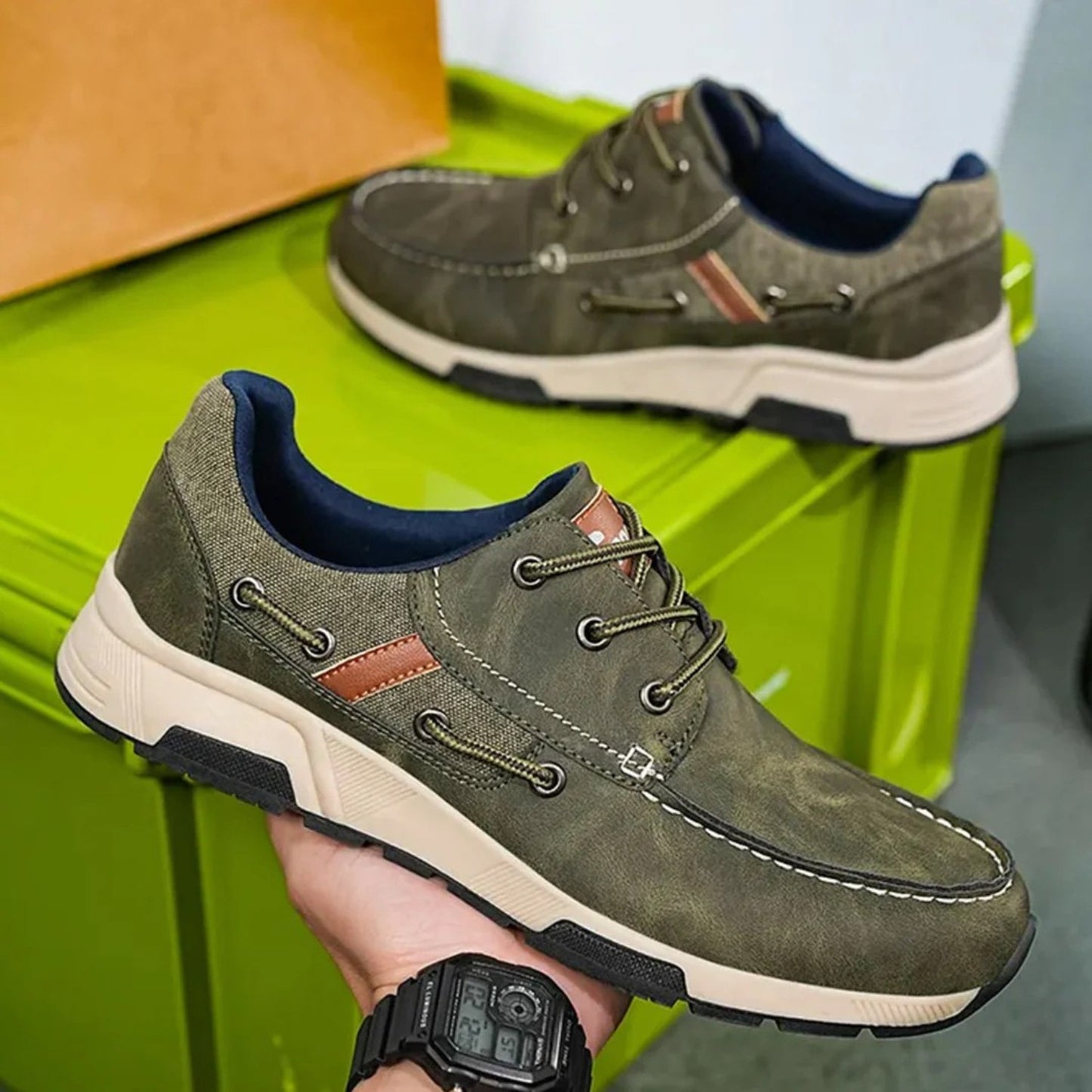 Gerlak Casualowe Komfortowe Buty Sznurowane