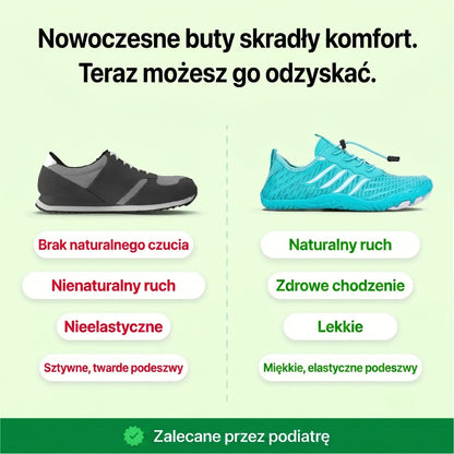 Gerlak Active Buty Barefoot – Oddychające Buty Zero Drop do Naturalnego Ruchu i Codziennej Wygody