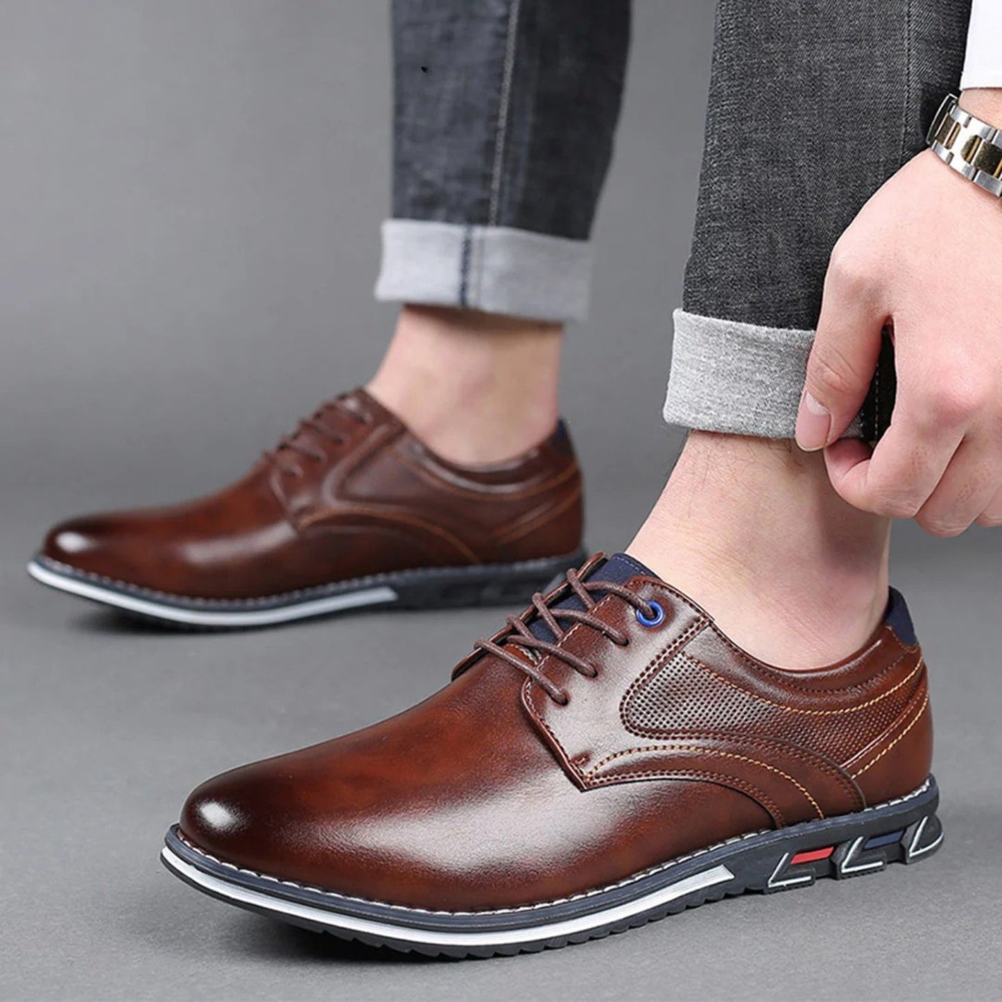 Gerlak Eleganckie Komfortowe Buty Skórzane