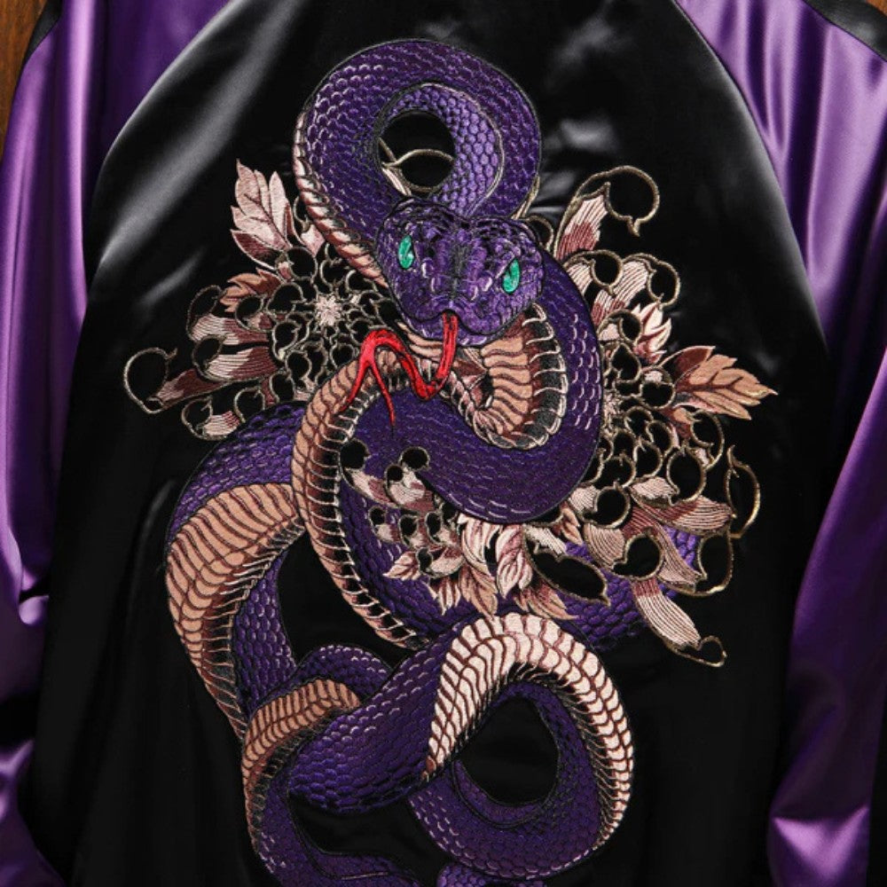 Kurtka Sukajan Violet Viper