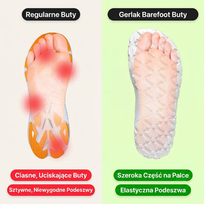 Gerlak Lekkie Buty Barefoot – Buty Zero Drop do Naturalnego Chodzenia i Codziennego Komfortu