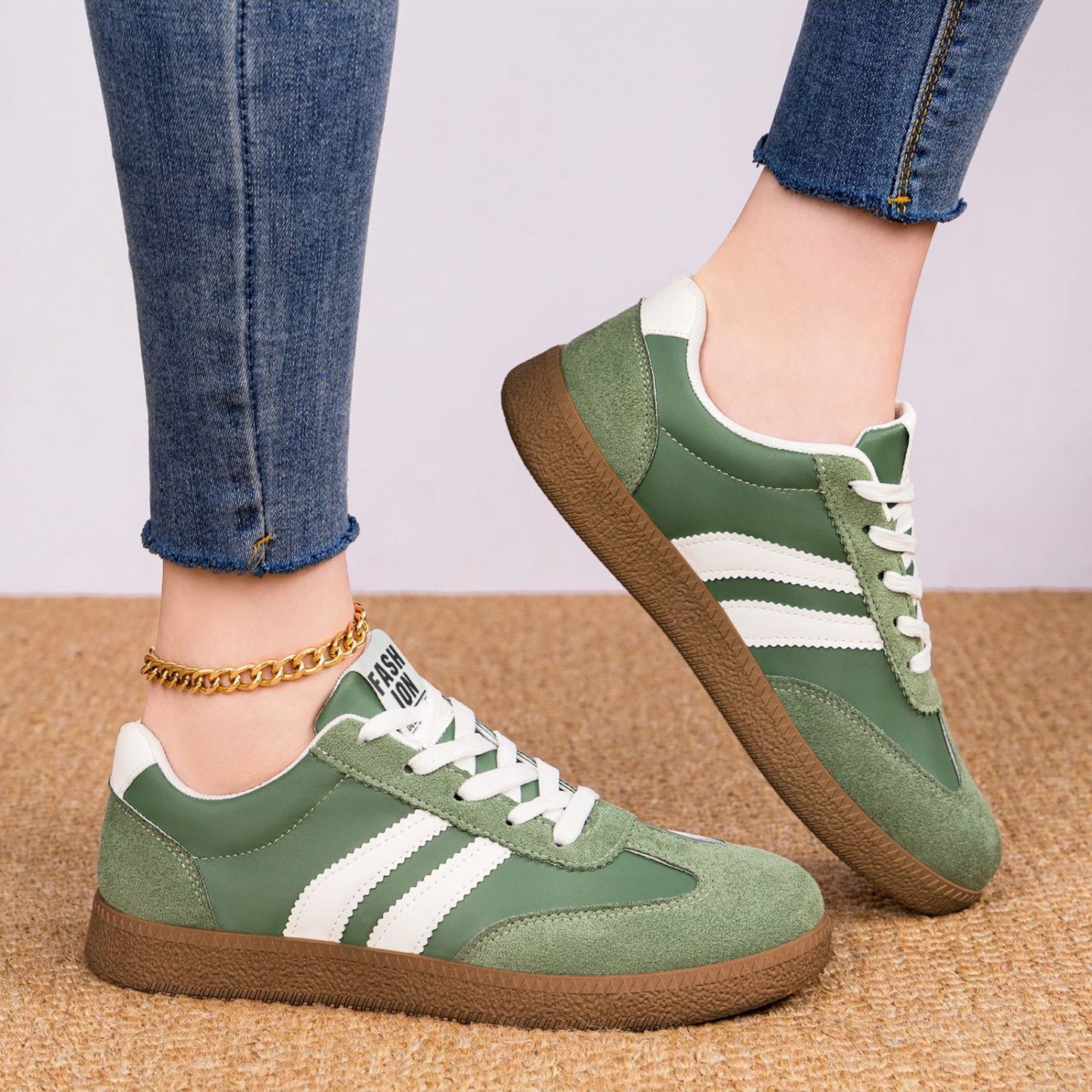 Gerlak Sneakersy Retro Miękka Podeszwa
