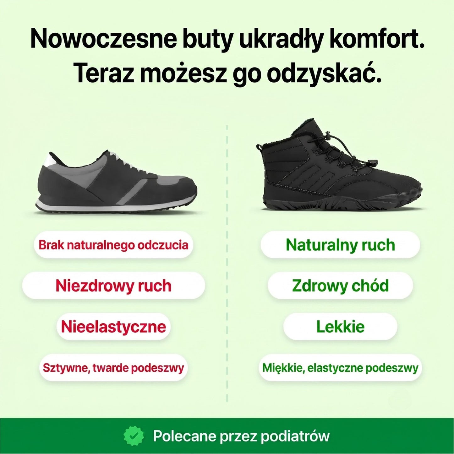 Gerlak Peak Zimowe Buty Barefoot – Ocieplane Buty Zero Drop do Codziennego Komfortu