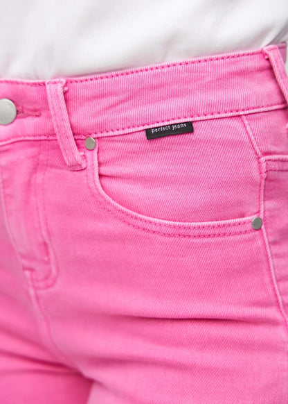 Damskie Jeansy z Wysokim Stanem i Elastycznym Krojem