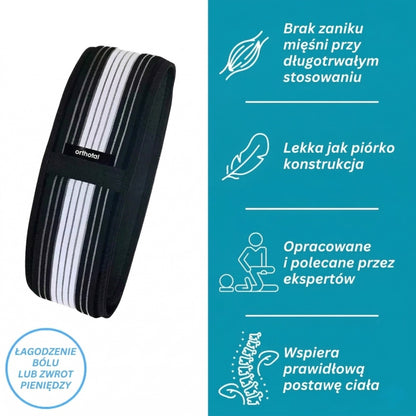 Pas ortopedyczny stawu krzyżowo-biodrowego