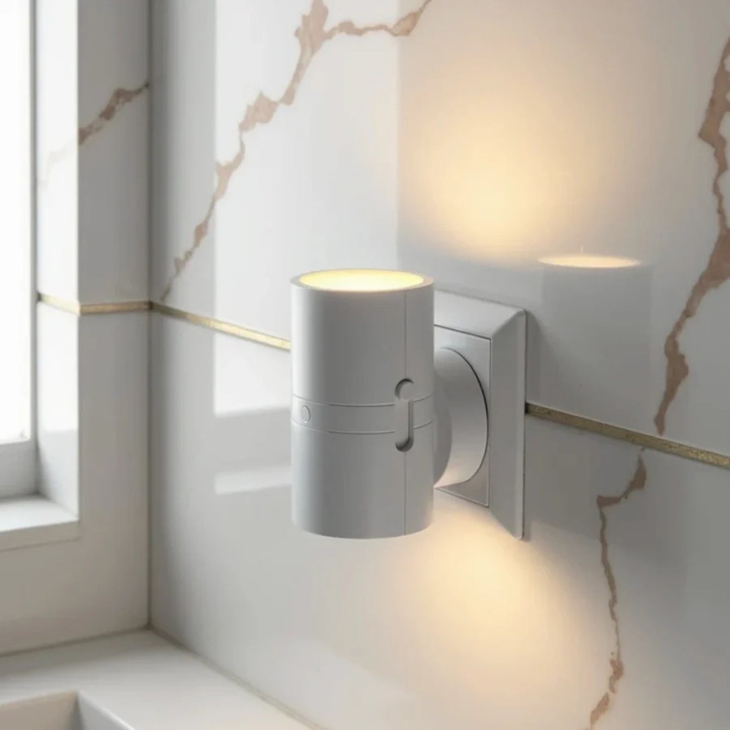 Luno™ – Luksusowy zestaw 2 lamp ściennych LED